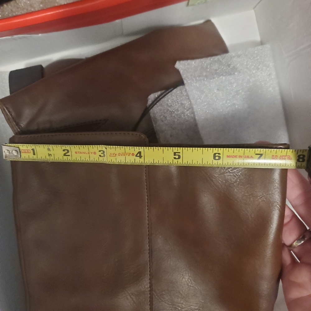 Style & Co riding boot sz 8.5.  NIB  Cognac - Picture 9 of 9